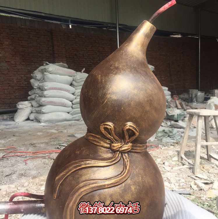萬用銅雕葫蘆，集家居裝飾、鎮宅辟邪、雕塑藝術于一體