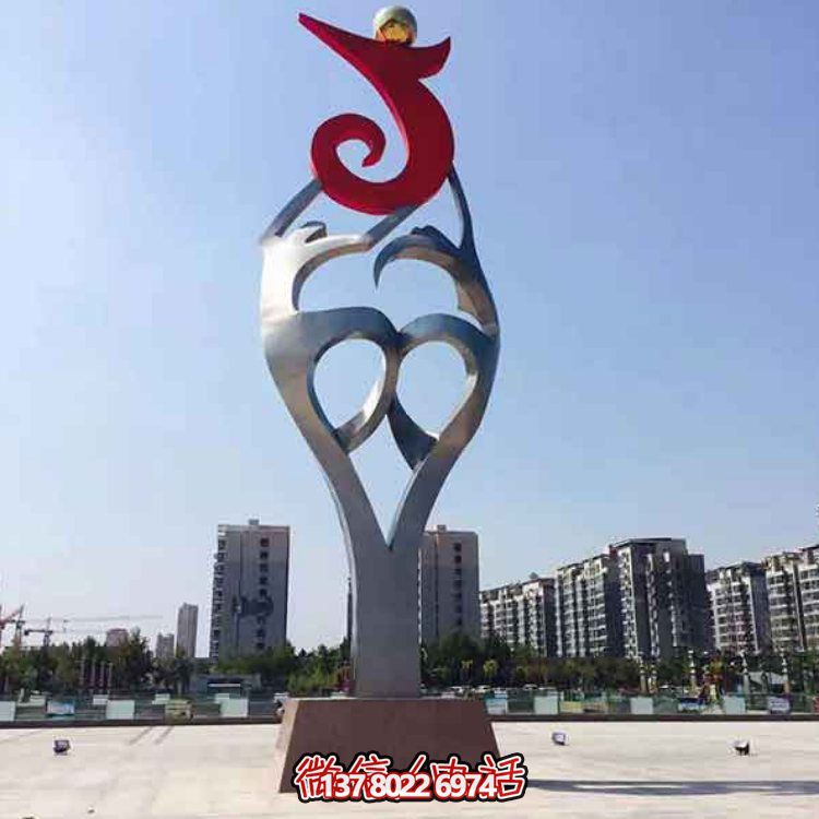 創意大型不銹鋼景觀擺件，點綴戶外廣場園林