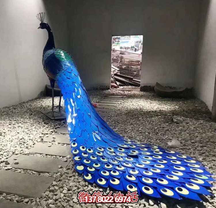 優質不銹鋼孔雀雕塑，為城市廣場添彩