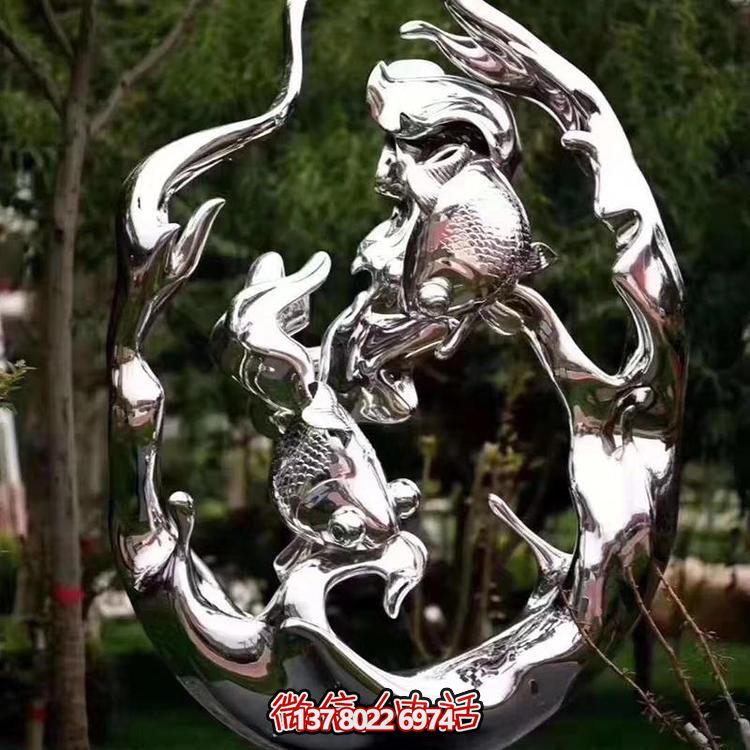 不銹鋼雕塑，為景觀廣場和園林增添抽象藝術(shù)