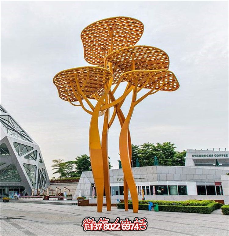 大型不銹鋼鏤空蘑菇雕塑 大型不銹鋼鏤空蘑菇雕塑