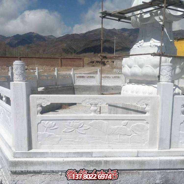 大理石欄桿雕塑，為公園、戶外景區增添優雅氣質