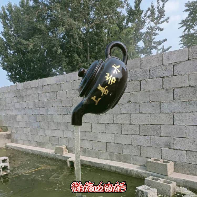 玻璃鋼懸空流水?dāng)[件，室外裝飾藝術(shù)精品