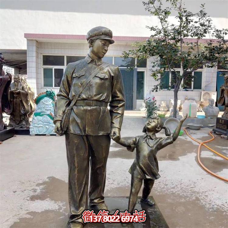 玻璃鋼雕塑，傳承名人精神，校園記憶經典