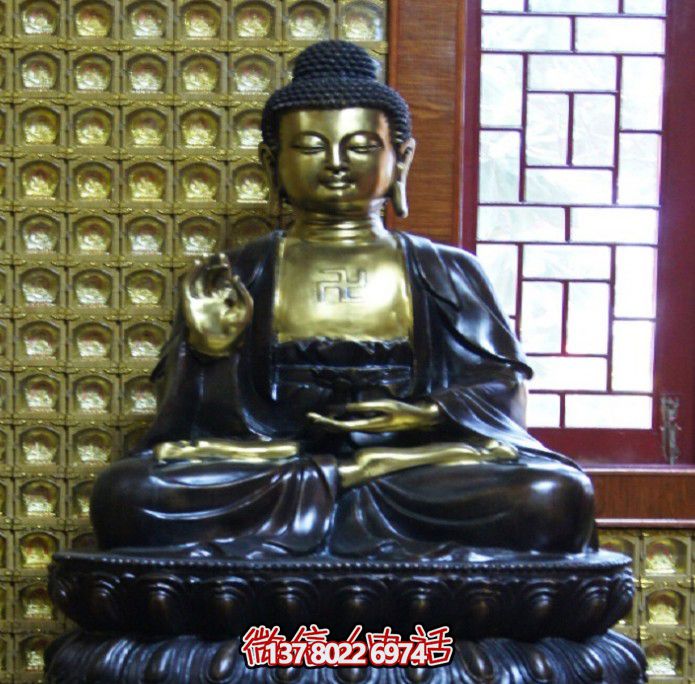 寺廟供奉神佛玻璃鋼彩繪如來(lái)佛祖雕塑 寺廟供奉神佛玻璃鋼彩繪如來(lái)佛祖雕塑