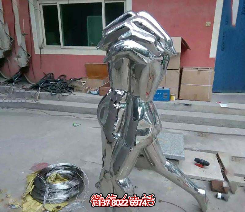 公園商場戶外拋光抽象不銹鋼手型雕塑 公園商場戶外拋光抽象不銹鋼手型雕塑