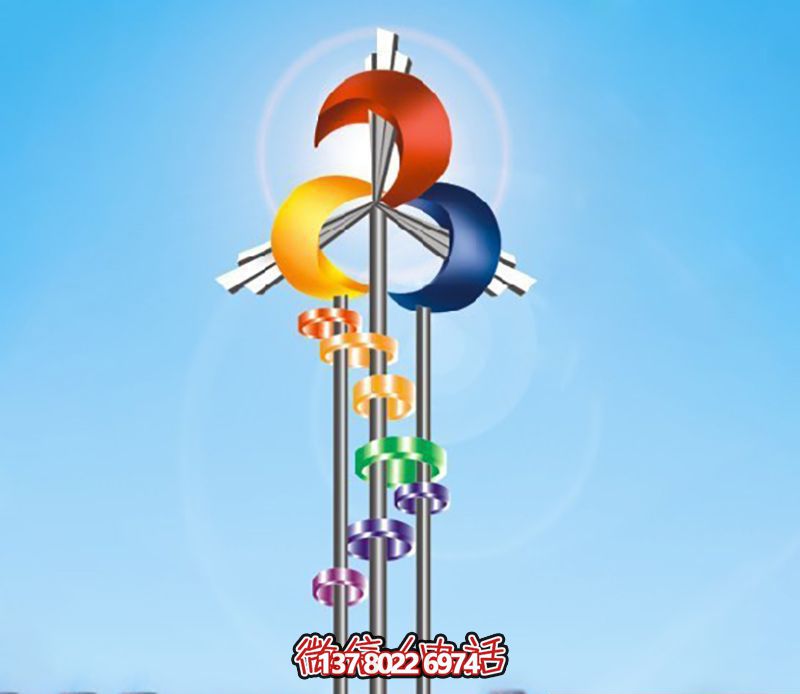 學校企業擺放抽象不銹鋼風車雕塑 學校企業擺放抽象不銹鋼風車雕塑