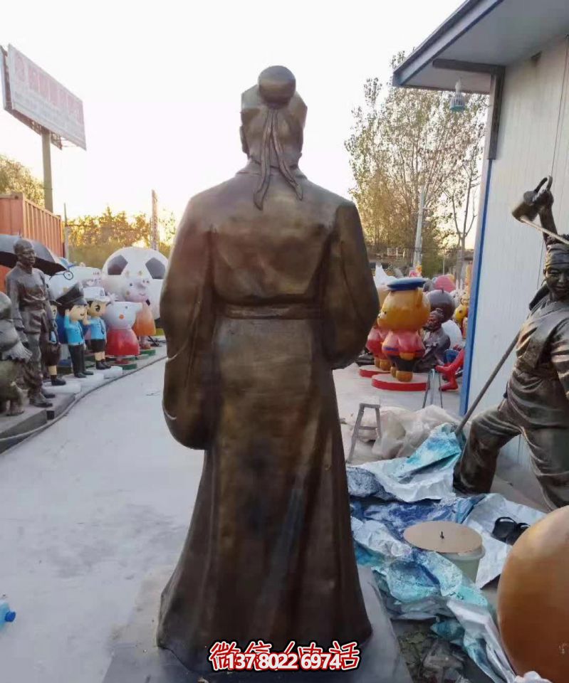 古代名醫銅雕華佗雕塑 古代名醫銅雕華佗雕塑