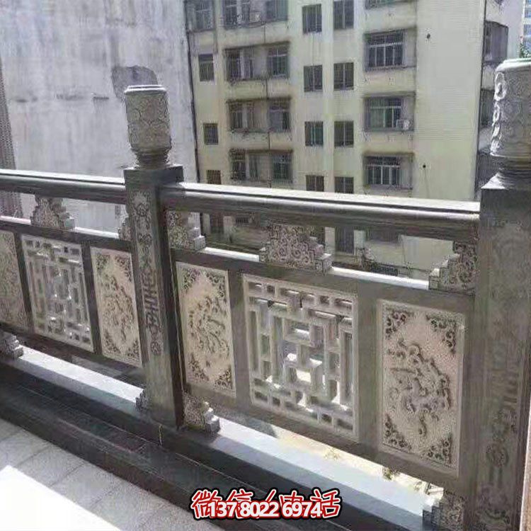 景區(qū)戶(hù)外大理石石雕浮雕欄桿欄板雕塑